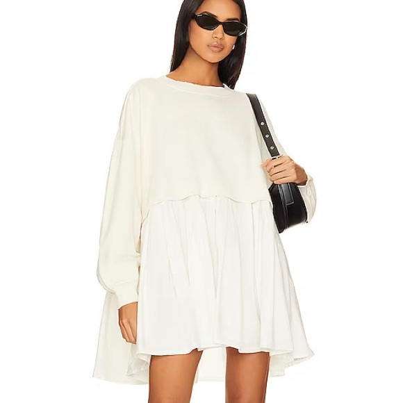 ‼️SOLD‼️ Free People Eleanor Sweatshirt Dress - Picture 1 of 7